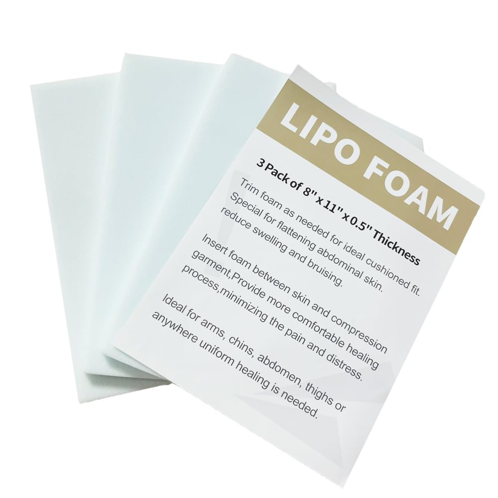 Amazon.com: XSbeco 3 Pack Lipo Foam Pads Post Surgery Tummy Tuck